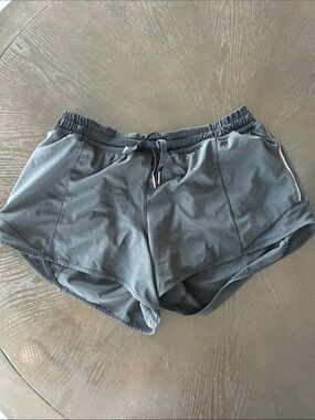 LULULEMON HOT SHOT SHORT 2.5” Inseam Black Athletic Drawstring Shorts Size 10